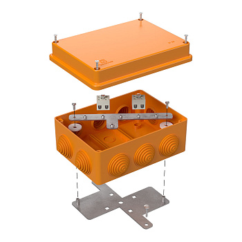 Коробка огнестойкая для о/п 40-0310-FR2.5-4 Е15-Е120 150х110х70 RAL2004 Промрукав (6 шт/уп)
