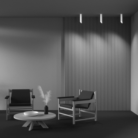 Потолочный светильник 1*GU10 12Вт Белый с Золотом IP20 Ceiling & Wall C044CL-01-25GU10-W Technical Maytoni