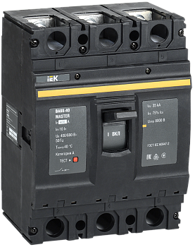 Выключатель автоматический ВА88-40 3П 400А 35кА MASTER IEK