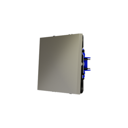 Выключатель встраиваемый Voltum S70 одноклавишный 10А, (шелк)