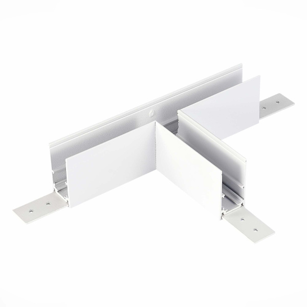 Коннектор T-образный для подвесного/накладного магнитного шинопровода Белый ST007.579.00 ST LUCE