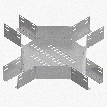 Лоток крестообразный перфорированный КМ 300х65 У3, окрашенный, S1,5