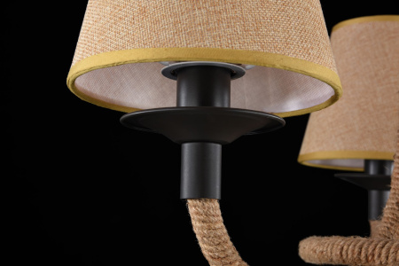 Люстра 3*E14 60Вт Матовый Черный IP20 Corda FR4402-PL-03-GB Freya