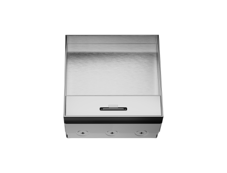 Donel Лючок в пол 12 мод. (6 мод. 45х45 мм.) верт. установка, металл, в уровень с напольным покрытие