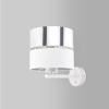 Бра с абажуром 1*E27 60Вт белый IP20 Hilton (4175 Hilton Silver) TK Lighting