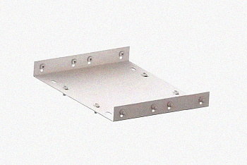 Соединитель лотковый замковый СЛЗ-300х80 УХЛ1, оцинкованный лист, S1,0