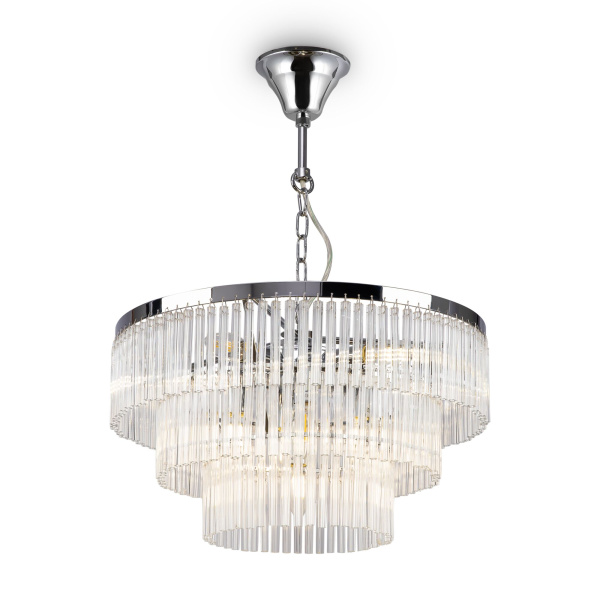 Подвесной светильник 9*E14 40Вт Хром IP20 Colonne MOD093PL-09CH Maytoni