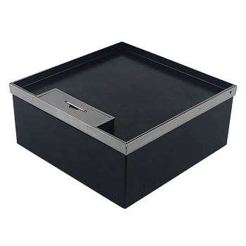 Donel Лючок в пол 18 мод. (6 мод. 45х45 мм. + 6 мод. 22.5х45 мм.) верт. установка, металл, в уровень с напольным покрытием