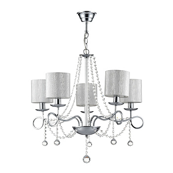 Люстра 5*E14 40Вт Хром IP20 Morel FR2907-PL-05-CH Freya
