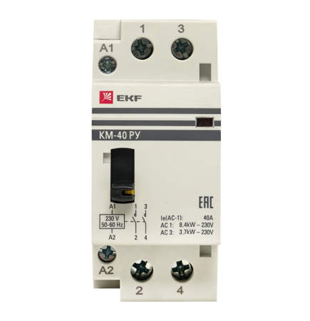 Контактор модульный КМ РУ 63А 1NO+1NC (2 мод) PROxima EKF