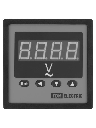 Цифровой вольтметр ЦП-В72 0-9999В-0,5-Р TDM