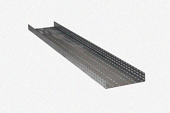 Лоток глухой ЛМГ 75х65х3000 УТ1,5, оцинкованный лист, S1,0