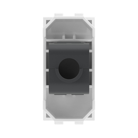 Компьютерная розетка RJ45 кат.5e, Brava, белая, 1 модуль DKC