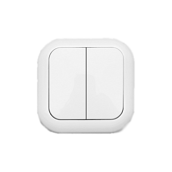 БелТИЗ Выключатель СУ 2 кл 6А белый IP20 Беларусь