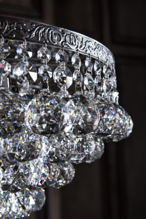 Люстра 6*E27 60Вт Никель Антик IP20 Gala DIA783-CL38-6-N Maytoni