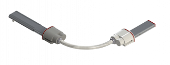 Гибкий поворот шинопровода, Cu, 2P/4P, 25A DKC