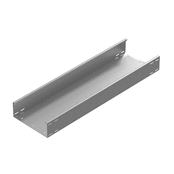 Промышленный лоток кабельный неперфорированный 400х110х3000, толщ. 2,0 мм, Сендзимир цинк Ostec