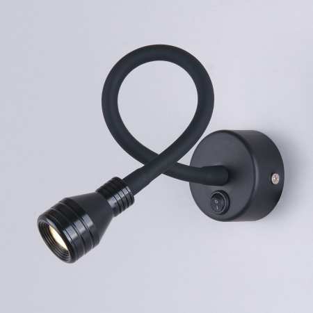 Настенный светодиодный светильник с гибким основанием LED 3Вт 4000К черный IP20 KORD (a040000) Elektrostandard