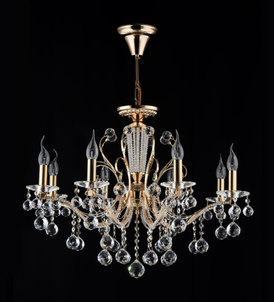 Люстра 8*E14 40Вт Золото IP20 Marlin FR1130-PL-08-G Freya