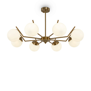 Люстра 8*E27 60Вт Латунь IP20 Moonrock FR5173PL-08BS Freya