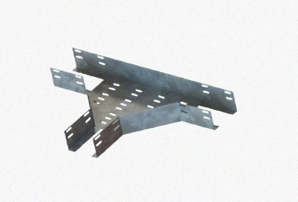 Лоток тройниковый перфорированный ОТ 600х65 УТ1,5, оцинкованный лист S1,0