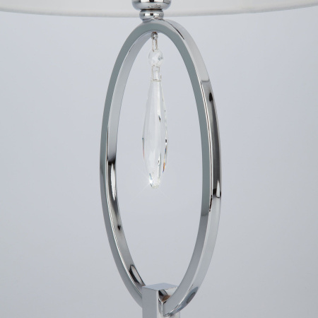 Настольная лампа с абажуром 1*E14 60Вт хром IP20 Madera (01055/1 хром) Eurosvet