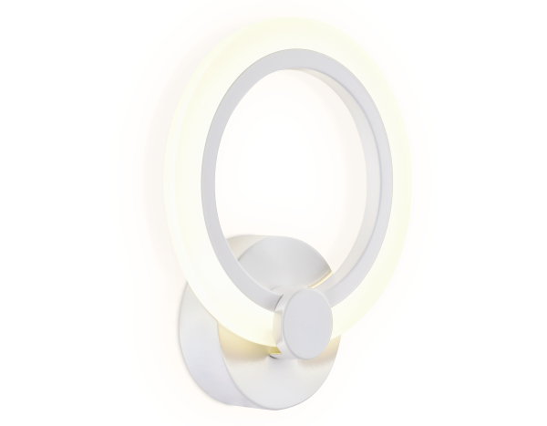 Настенный светодиодный светильник FA529 WH белый 6400K/3000K/4200K 12W 230*190*60 Ambrella Light