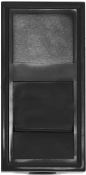 Donel Розетка DEC RJ45 UTP кат.5e, 1мод., черн. (22.5х45мм)