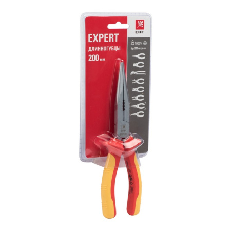 Длинногубцы Expert 200 мм 1000В PROxima EKF