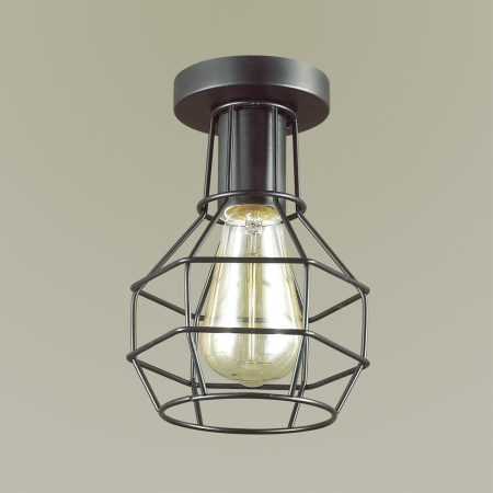 Св-к потолочный E27 60W 220V HARALD черный LUMION