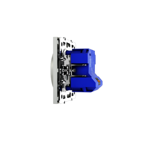 Светорегулятор встраиваемый Voltum S70 поворотно-нажимной 600 Вт, (сталь)