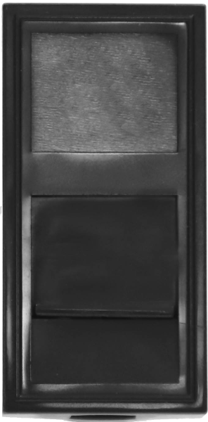 Donel Розетка DEC RJ45 UTP кат.5e, 1мод., черн. (22.5х45мм)