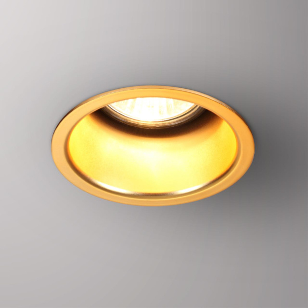 Встр.св-к IP20 GU10 50W 220V BUTT золото NOVOTECH