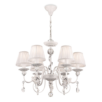 Люстра 6*E14 40Вт Белый с Серебром IP20 Elina ARM222-06-N Maytoni