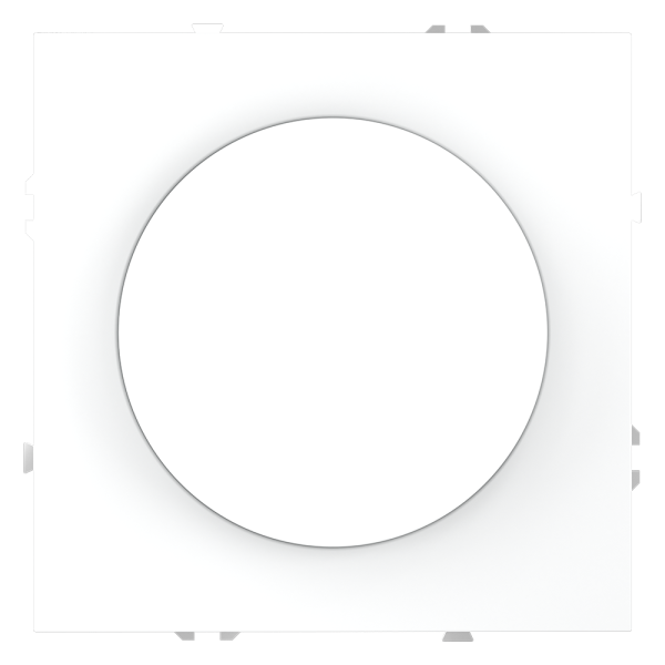 Светорегулятор встраиваемый Voltum S70 поворотно-нажимной 600 Вт, (белый матовый)