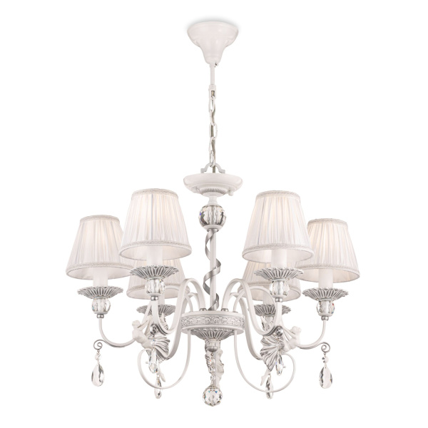 Люстра 6*E14 40Вт Белый с Серебром IP20 Elina ARM222-06-N Maytoni