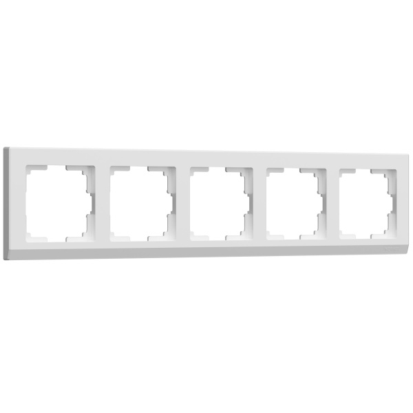 Stark Рамка на 5 постов (белый) Werkel