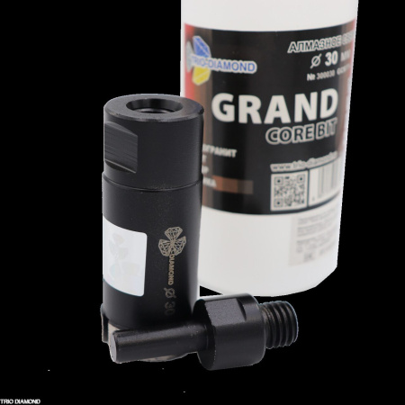 Коронка алмазная по керамограниту 30 мм Серебряная пайка GCB774 Trio-Diamond