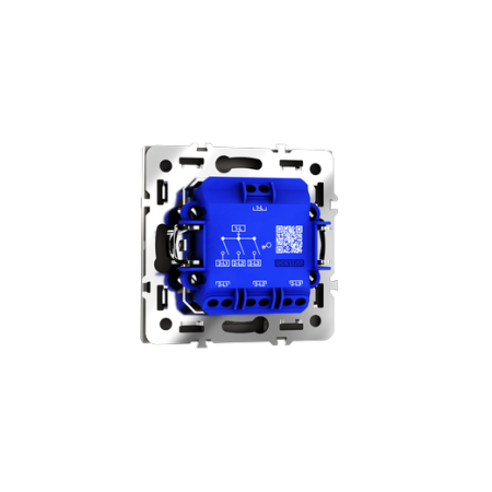 Выключатель встраиваемый Voltum S70 трехклавишный 10А, (кашемир)