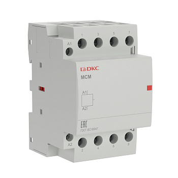 Контактор модульный YON MCE 4П 63А 4НО управляющее напряжение 240В 50Гц DKC