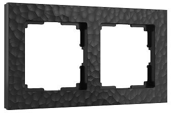 Hammer Рамка универсальная 2 пост . Черный IP20 Werkel