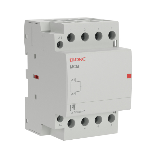 Контактор модульный YON MCE 4П 63А 4НО управляющее напряжение 240В 50Гц DKC