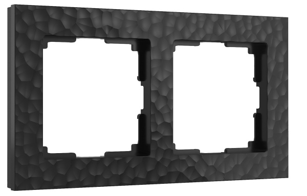 Hammer Рамка универсальная 2 пост . Черный IP20 Werkel