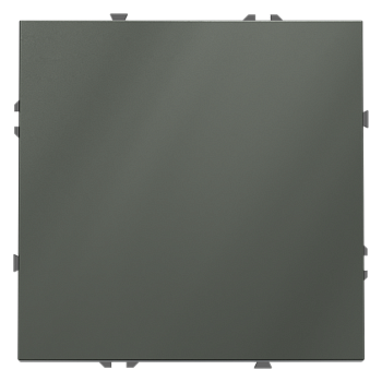 Проходной переключатель встраиваемый Voltum S70 одноклавишный 10А, (титан)