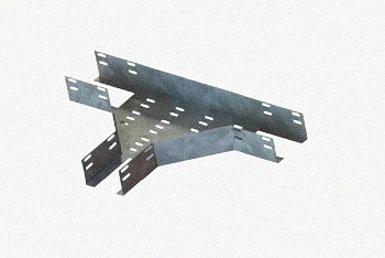 Лоток тройниковый перфорированный ОТ 150х100 УХЛ1, оцинкованный лист S1,5