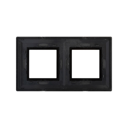 Рамка из металла, "Avanti", темно-серая, 2 поста (4 мод.) DKC