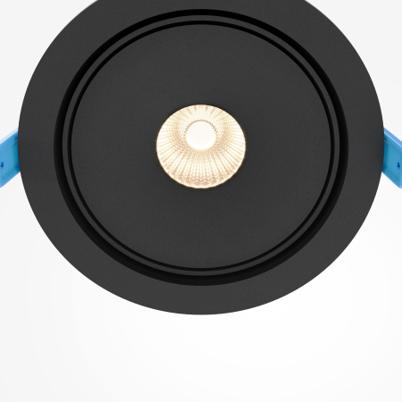 Встраиваемый светильник LED 9Вт Черный IP20 Downlight DL060-9W3-4-6K-B Technical Maytoni