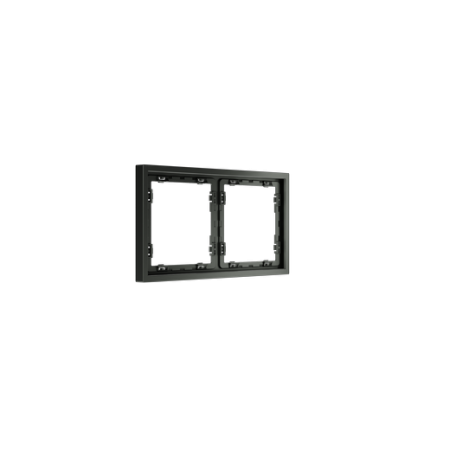 Рамка пластиковая Voltum S70 на 2 поста, (титан)