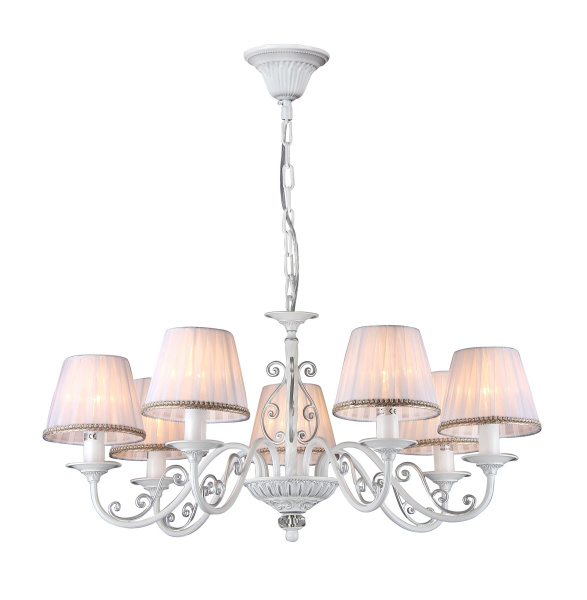 Люстра 7*E14 40Вт Белый IP20 Sunrise FR2290PL-07W Freya