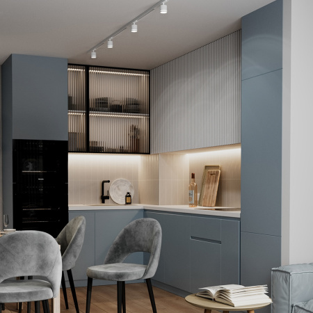 Светильник трековый под лампу GX53 15W 230V черный AL165 серия Luna Feron  